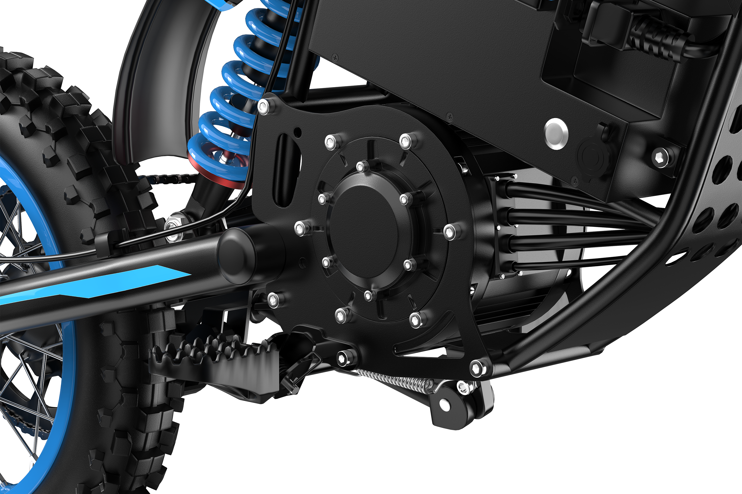 Moto de cross électrique Zawes S3 5000W MINI