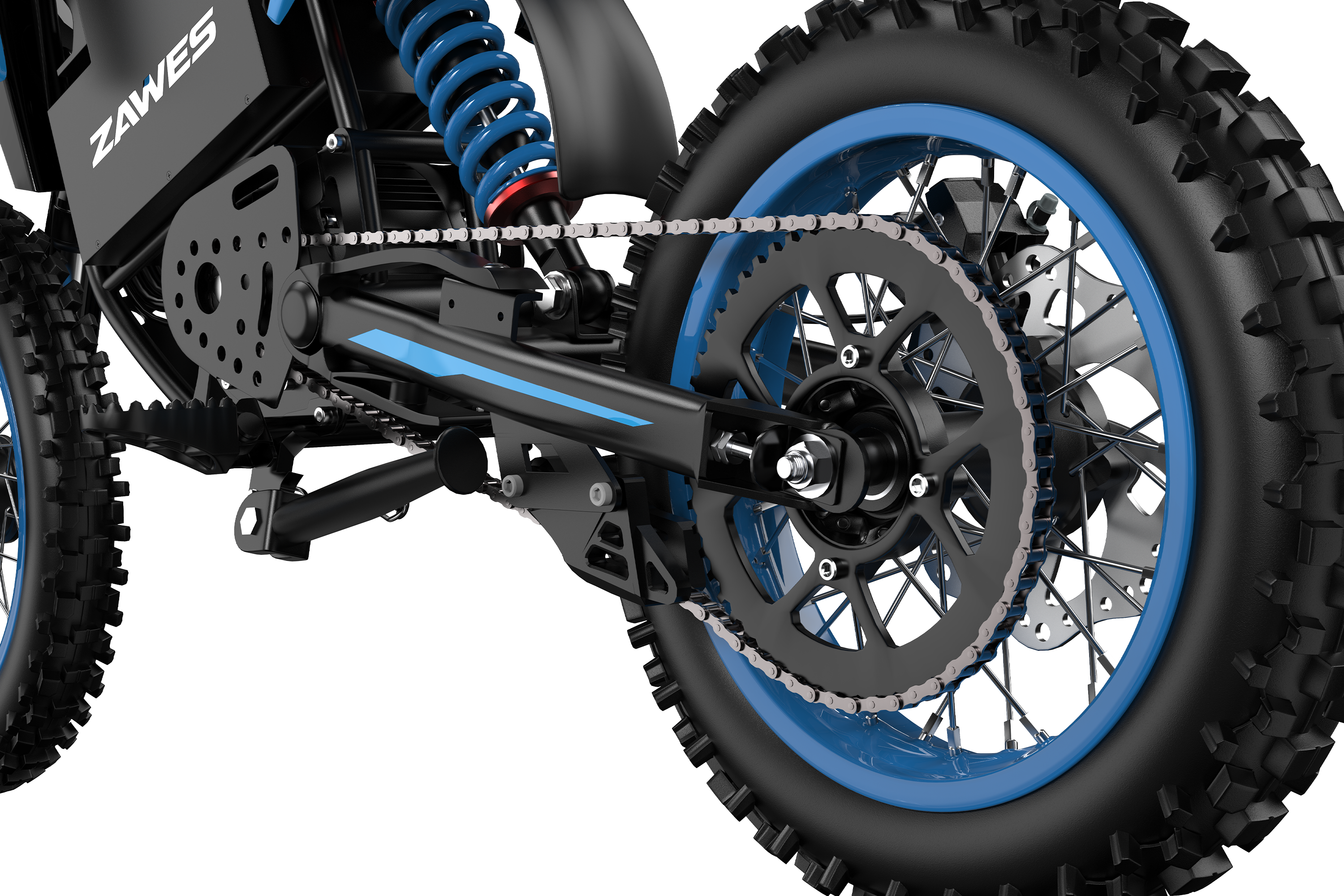 Moto de cross électrique Zawes S3 5000W MINI